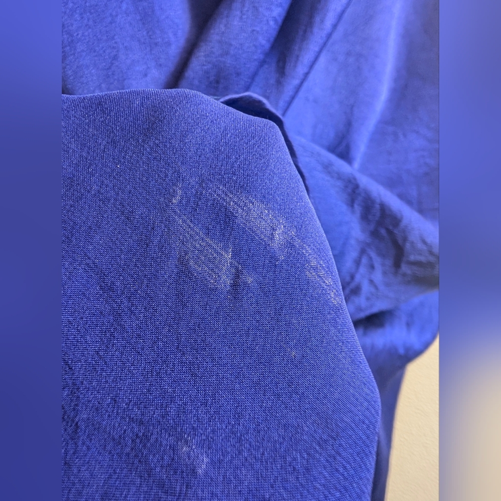 Vintage Dormân Purple/Blue Silk Top - Picture 5 of 5